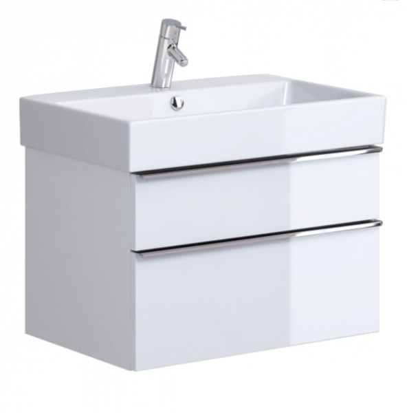 Neuesbad Serie 200 Waschtischunterschrank, B:584, T:447, H:430 mm, weiss glänzend