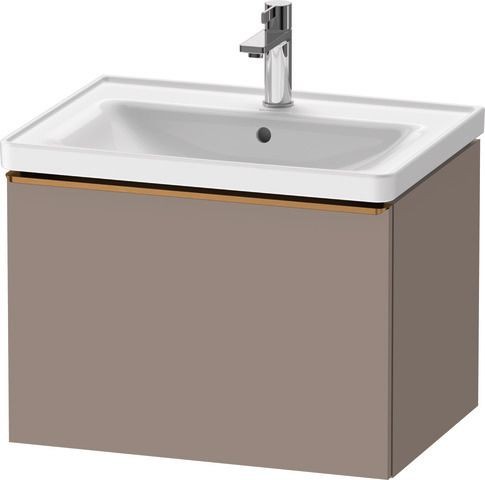 Duravit D-Neo Waschtischunterbau wandhängend Basalt Matt 634x452x440 mm - DE4254004430000