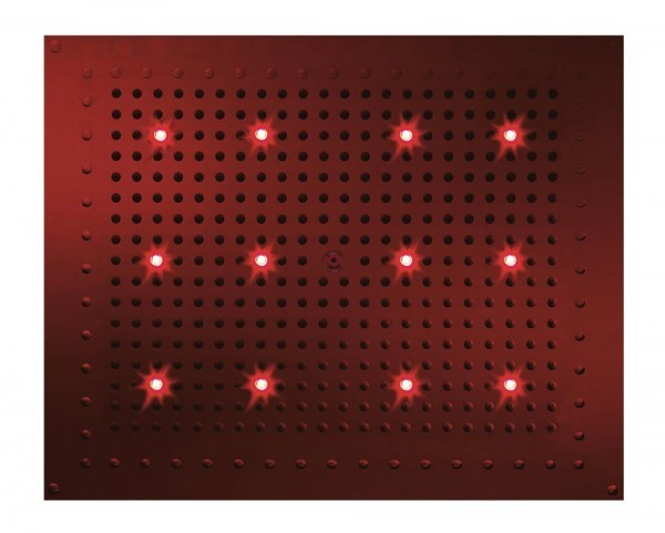 Bossini Kopfbrause Dream Rectangular Flat RGB Cromotherapie L: 57 B: 47 cm