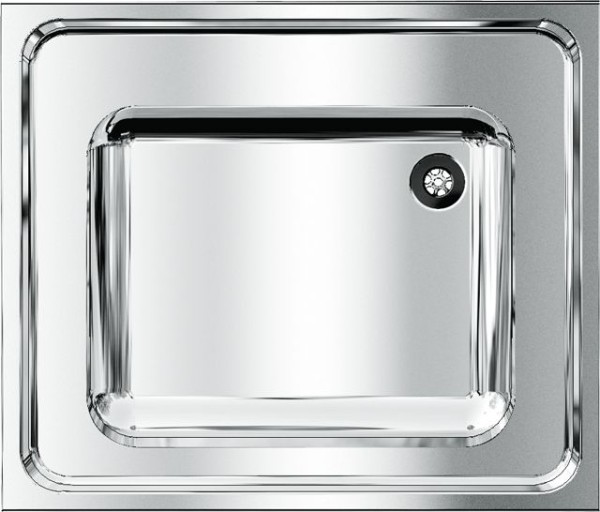 KWC Aquarotter Gewerbespüle, MAXIMA, Edelstahl, 700x432x600 mm, 2000057639