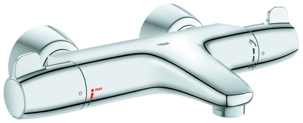 Grohe THM-Wannenbatt. Grohtherm Special 34665 mit verdeckten S-Anschlüssen chrom, 34665000