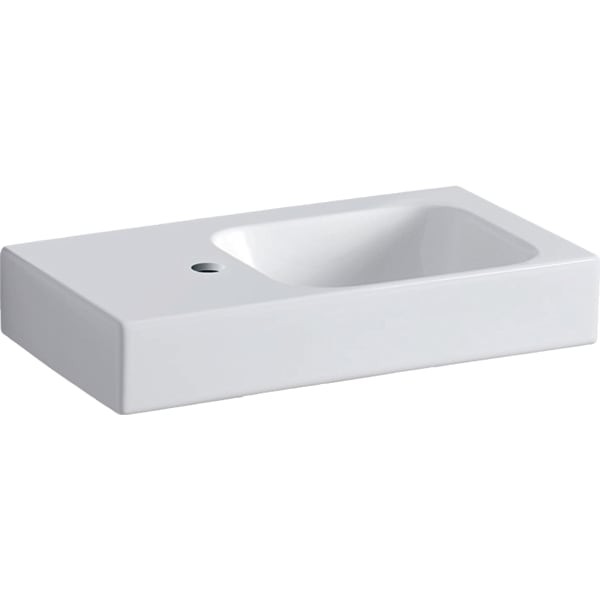 Geberit Waschtisch iCon xs, Ablagefläche links, B: 530 mm, T: 310 mm, 124153600, weiss mit