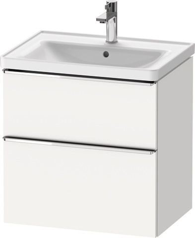 Duravit D-Neo Waschtischunterbau wandhängend Weiß Matt 634x452x625 mm - DE4354010180000