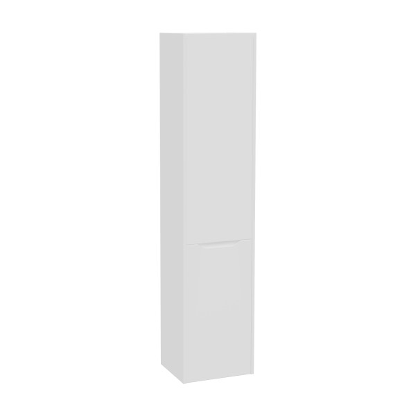 VitrA New Integra Square Hochschrank mit Wäschekorb 40 x 35 x 180 cm (BxTxH) Weiß Matt,80310