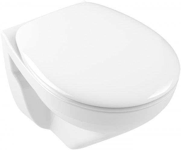Villeroy & Boch O.novo Tiefspül-WC Compact spülrandlos, mit DirectFlush, Weiß Alpin