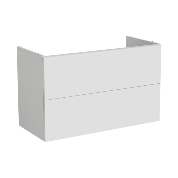 VitrA New Metropole Pure Waschtischunterschrank mit 2 Vollauszügen 98 x 45 x 60 cm Matt,67400