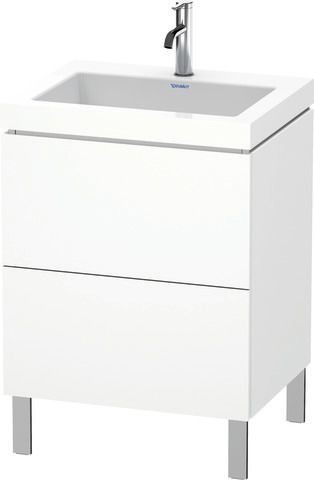 Duravit L-Cube c-bonded Set bodenstehend Weiß 600x480x698 mm - LC6936O8484