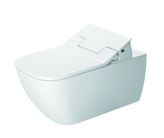 Duravit Happy D.2 Wand WC für Dusch-WC Sitz Weiß Hochglanz 370x620x345 mm - 2550590000