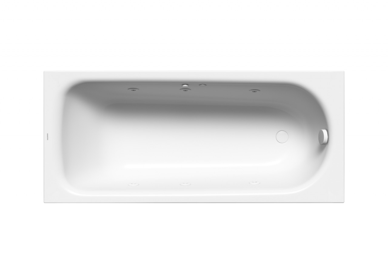 Kaldewei Badewanne SANIFORM PLUS Mod.373-1 BODY, 1700 x 750, alpinweiß,rechts,Sichtteile weiß 112660750001
