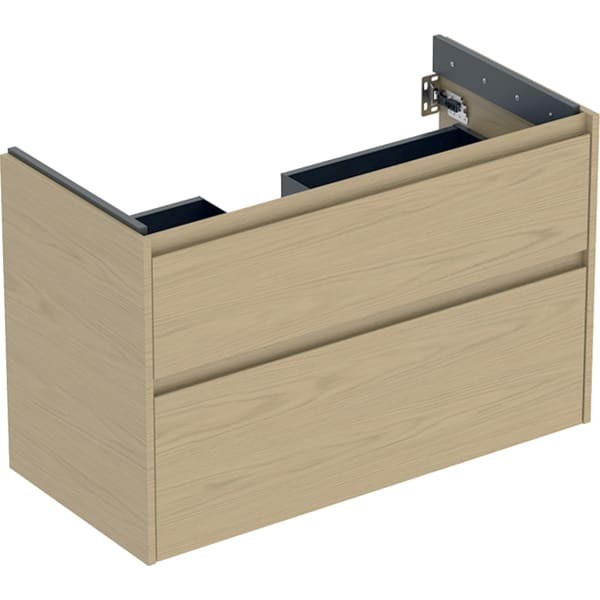 Geberit Renova Plan Unterschrank für Waschtisch, mit zwei Schubladen: 94.8x60.6x44.6cm, 504032PS1