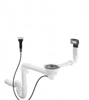 Hansgrohe Automatische Hansgrohe Automatische Ab- und Überlaufgarnitur 500 D12-11, 43936000