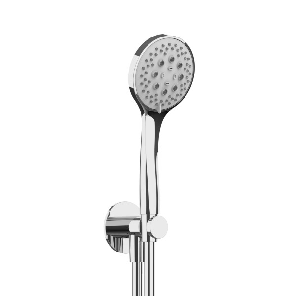 Herzbach LIVING SPA Wannenset ABG Halter 70 rund Herzbach 100mm Multi 1250mm Chrom, 11.914600.1.01