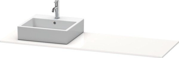 Duravit XSquare Konsole Weiß Hochglanz 1600x550x16 mm - XS060HL2222