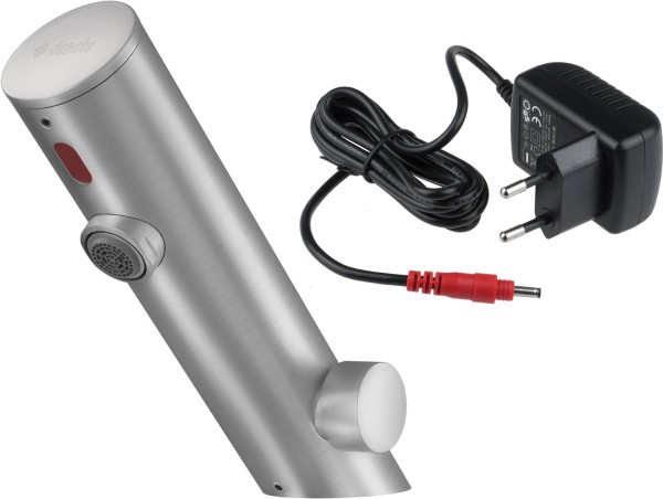 Neuesbad berührungslose Waschtischarmatur mit Temperatur-Regulierung, Netzbetrieb 230/6V, Oberfläche