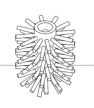 Duravit Bürstenkopf 75x75x80 mm - 1003910000