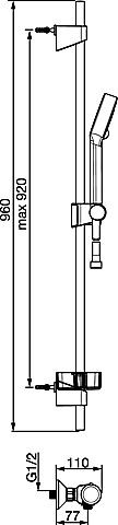 Hansa Renovierungsset Hansamicra 4815, verchromt, 48150171