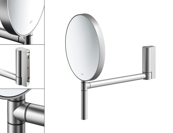 KEUCO Plan Kosmetikspiegel für Wandmontage aluminium-finish, 17649170002