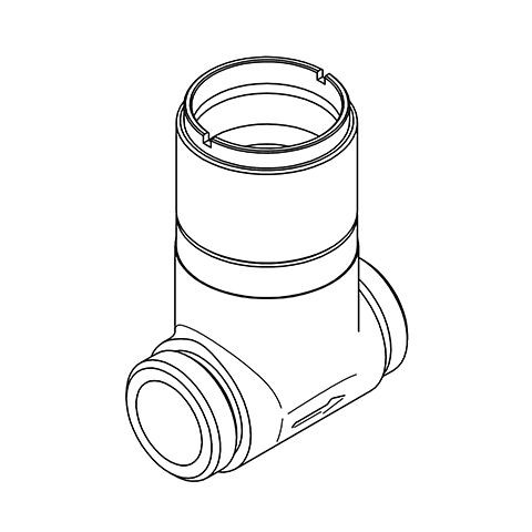 KWC Aquarotter Gehäuse, mit Sitz und Aufsatz, 2000109195, 2000109195 2000109195