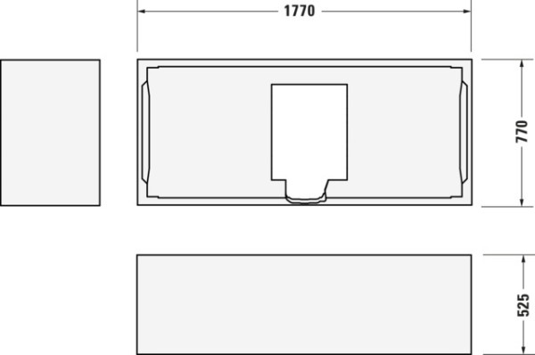 Duravit Duravit No.1 Badewanne Weiß 1800x800 mm - 700492000000000