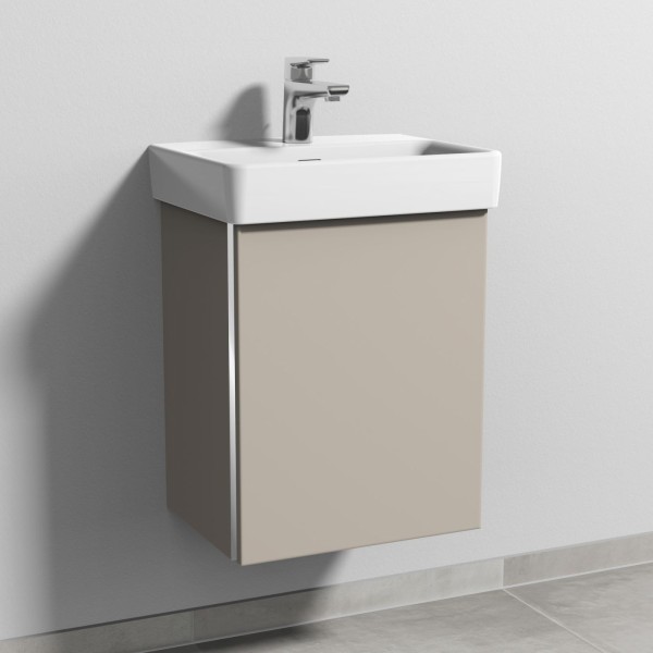 Sanipa 3way Waschtischunterbau zu Laufen Pro S Waschtisch mit 1 Tür, Kaschmir-Matt