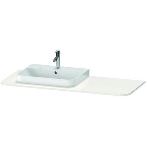 Duravit Happy D.2 Plus Konsole Weiß Hochglanz 1300x550x16 mm - HP031KL2222