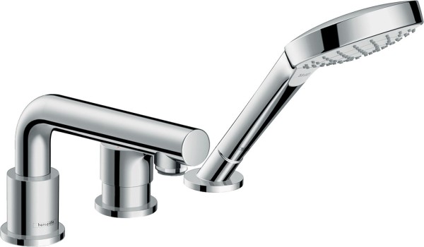 Hansgrohe 3-Loch Wannenmischer Talis S F-Set chrom Wannenrandmontage, 72416000 , 72416000
