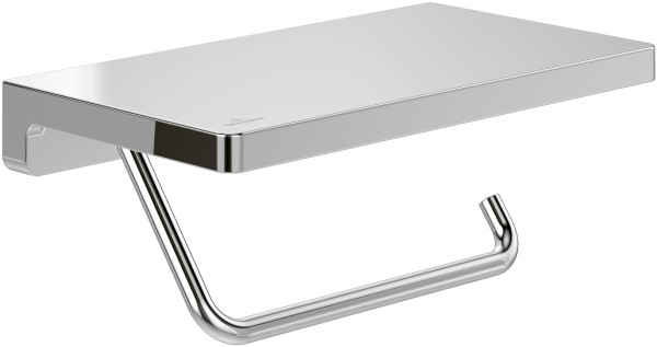 Villeroy & Boch T-Papierhalter m Abl Elements - Striking 200x110x79mm Brushed Gold