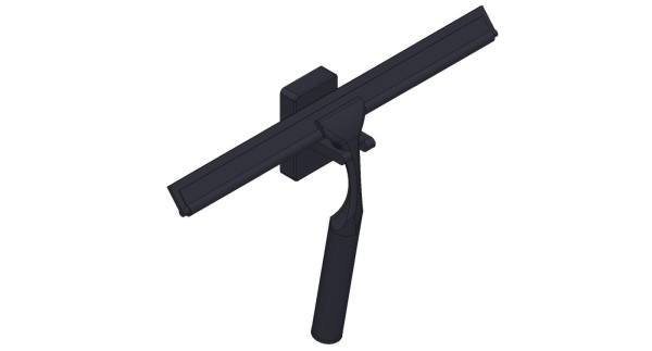 Giese Haken mit Glasabzieher schwarz matt, 21025-14