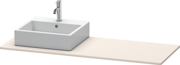 Duravit XSquare Konsole Taupe Supermatt 1400x550x16 mm - XS060GL8383