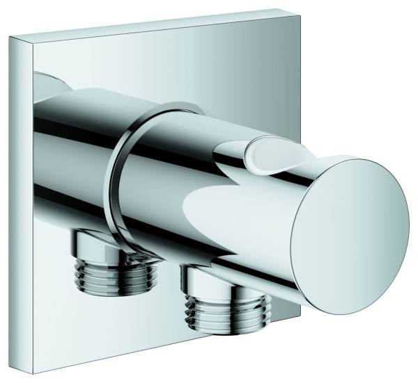 GROHE Wandanschluss Rainshower Aqua, 107059 mit HBH moon white/chrom, 107059LS00
