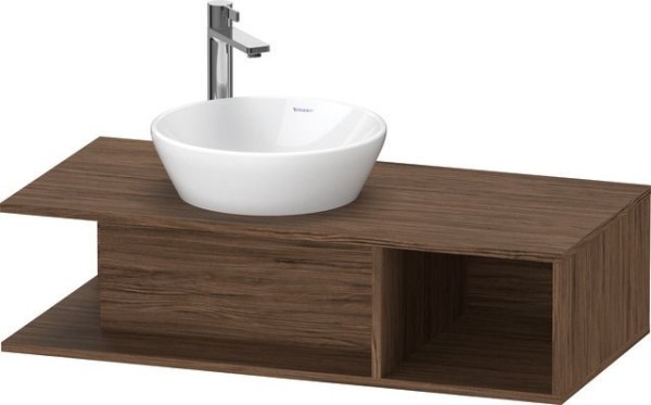 Duravit D-Neo Konsolenwaschtischunterbau wandhängend Nussbaum dunkel Matt 1000x480x260 mm - DE491902