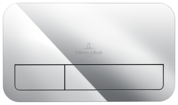 Villeroy & Boch Betätigungsplatte ViConnect 92249061, B:253, H:145, T:62mm, verchromt