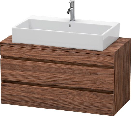 Duravit DuraStyle Konsolenwaschtischunterbau wandhängend Nussbaum dunkel Matt 1000x478x512 mm - DS53