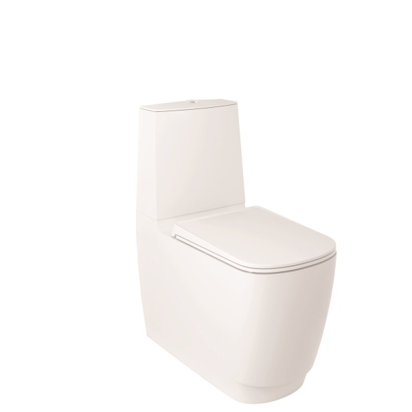 KLUDI-RESA S Spiralflush-UNI-Trap WC versteckte Befestigung mattweiß