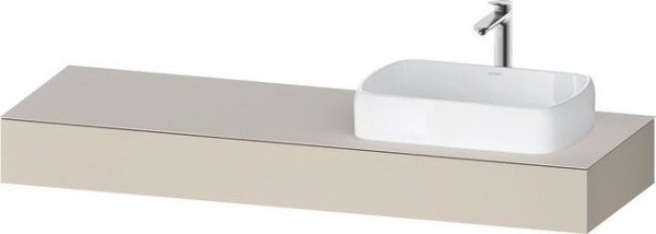 Duravit Qatego Konsole Taupe Supermatt 1600x550x170 mm - QA4807083830000