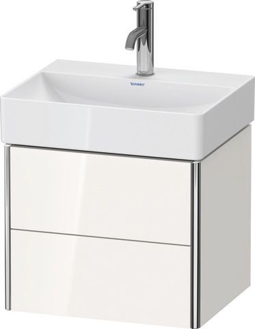 Duravit XSquare Waschtischunterbau wandhängend Weiß Hochglanz 484x390x397 mm - XS430508585