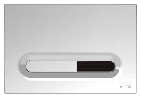 VitrA Loop T WC-Betätigungsplatte Touch-Free für 2?Mengen?Spülung Chrom Matt,762-0885