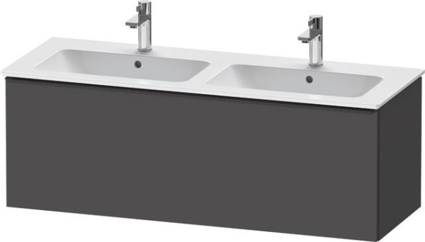 Duravit D-Neo Waschtischunterbau wandhängend Graphit Matt 1280x462x440 mm - DE42650BD490000