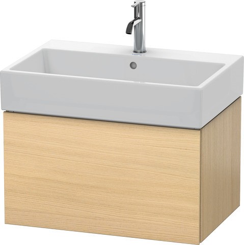 Duravit L-Cube Waschtischunterbau wandhängend Mediterrane Eiche Matt 684x459x394 mm - LC617607171