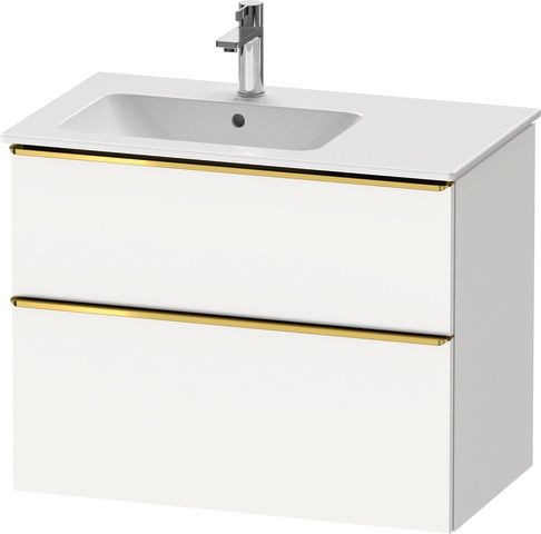Duravit D-Neo Waschtischunterbau wandhängend Weiß Matt 810x462x625 mm - DE4366034180000