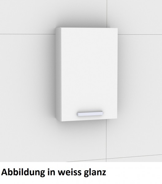 Artiqua 400 Wandschrank, Quarzgrau Matt Select, 400-OST-1-45-R-17-7163-173