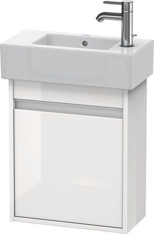 Duravit Ketho Waschtischunterbau wandhängend Weiß Hochglanz 450x225x550 mm - KT6629R2222