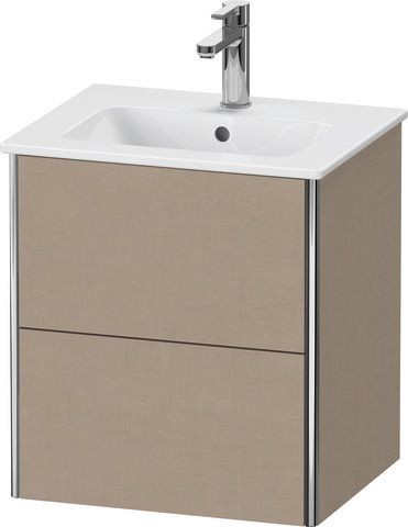 Duravit XSquare Waschtischunterbau wandhängend Leinen Matt 510x418x560 mm - XS430607575