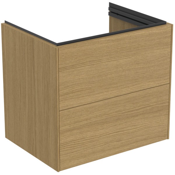 Ideal Standard Möbelwaschtischunterschrank Conca 600 mm 2 Auszüge Eiche hell, T5574Y6