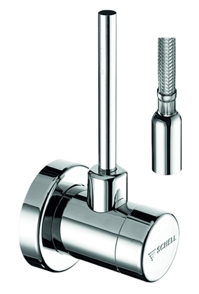 Schell Eckregulierventil CLASSIC 1/2" chrom mit ASAG