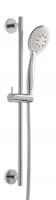 Herzbach Living Spa Herzbach Living Spa Wandstangenset rund, 600mm Eco-Air Hb 100mm Multi chrom , 11.668180.1.01