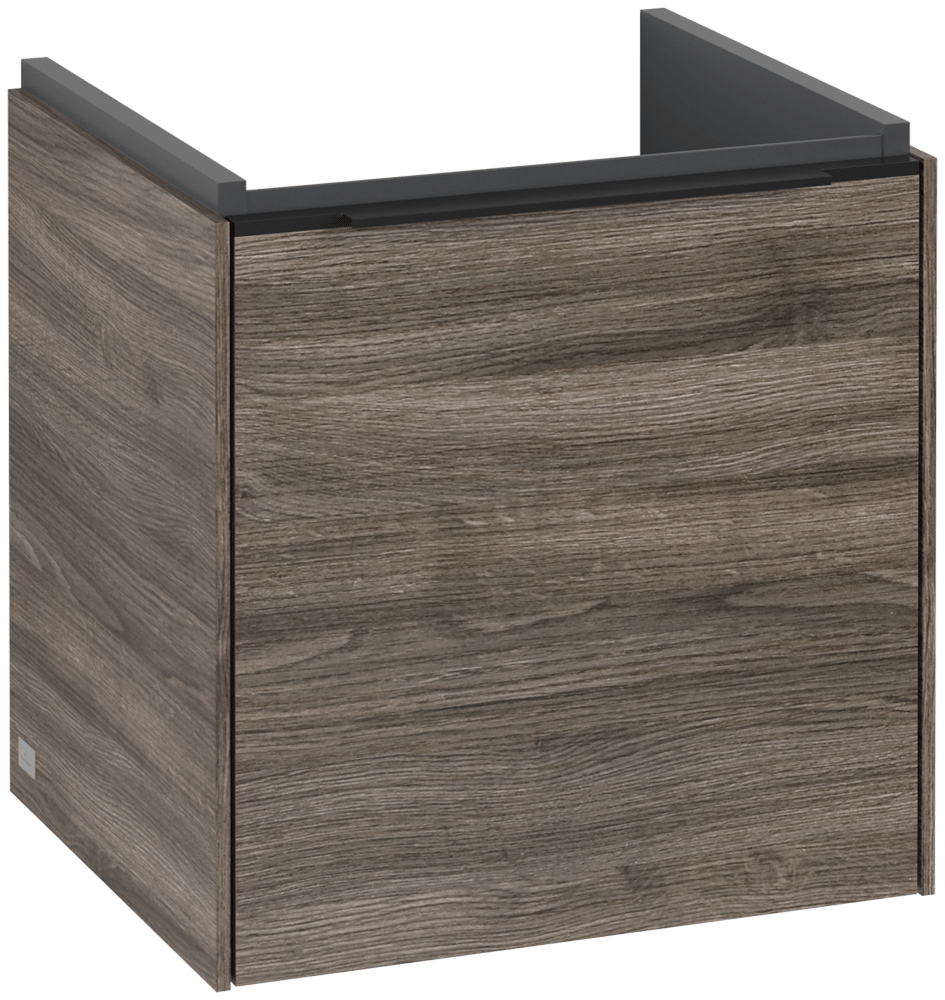 Villeroy & Boch Subway 3.0 Waschbeckenunterschrank, 1 Tür, 423 x 432 x 361,5 mm, Stone Oak / Stone O C58201RK