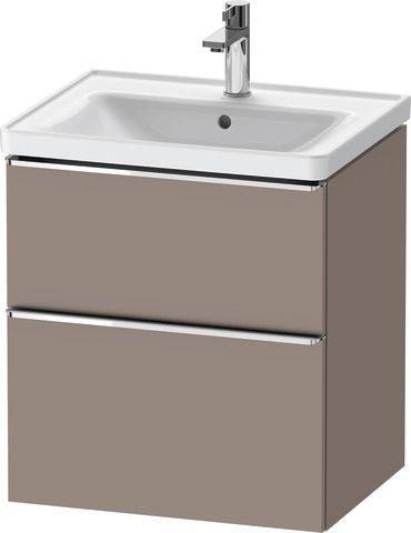 Duravit D-Neo Waschtischunterbau wandhängend Basalt Matt 584x452x625 mm - DE4359010430000