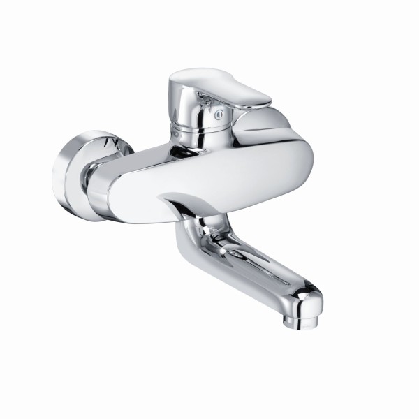 Kludi Objekta Spültisch-Einhandmischer DN 15 Wandmontage Ausl.165mm chrom, 328810575