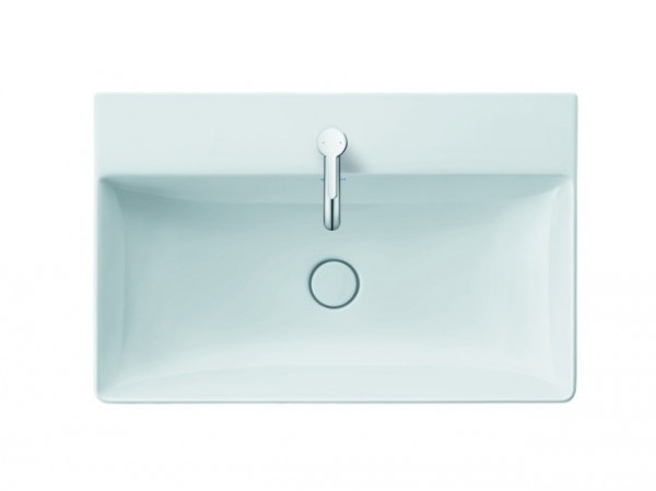 Duravit DuraSquare Waschtisch Weiß Hochglanz 800 mm - 2353800071